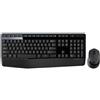 Logitech Wireless Combo MK345 tastiera Mouse incluso USB QWERTY Inglese Nero