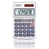 Sharp Calcolatrice tascabile 8 cifre colore Argento - EL-250S