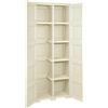 Tontarelli Armadio da Esterno Portascope in Resina 79x43x203 cm Angora Omnimodus