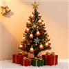 KOMEIYL Luci Natalizie, 2m Catena Luminosa di Babbo Natale, 20 LED Catena