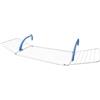 GIMI Stendibiancheria Balcone Acciaio/Resina 18mt 178x55x28cm - Brezza 200
