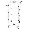 VILEDA Stendibiancheria Verticale 71x71x132 Modular Acciaio Bianco/Grigio 174122
