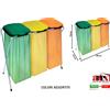 Artex Portarifiuti Ecofix 3 Posti Coperchio Colorato T210703
