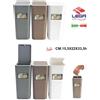 Lega Pattumiera con Pulsante litri 10 cm 15.5x22x33.5h 0587