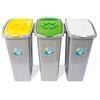 DUPLAST Pattumiera Raccolta Differenziata 3 Scomparti 35 lt 25x35x53 cm DUP7580