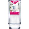 GIMI Stendibiancheria Cavalletto Alluminio mt. 20 con Ruote - Tempo