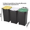 Tontarelli Pattumiera Differ. Set 3 pezzi Coverline 44 litri 4122