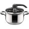 LAGOSTINA Pentola a Pressione Induzione Inox 5 Lt cm 22 Briosa Lagoeasy'up