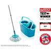 Leifheit Clean Twist Disc Mop Sistema a Mocio e Secchio Blu 52101