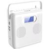 Does not apply Lettore CD Portatile Bluetooth Con Altoparlanti USB/MP3 E Radio FM Design Vertic