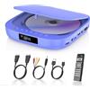 Desobry Mini Lettore DVD per TV 1080P Lettore DVD senza regione con HDMI incluso cavo