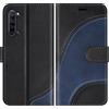 BoxTii Cover per Oppo Find X2 Lite/Oppo Reno 3 5G Custodia in PU Pelle Portafoglio per
