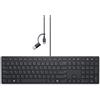 DELL KB525C tastiera Ufficio USB QWERTY US International Nero