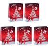 Does not apply GT022 Borsa Regalo Natalizia Grande, Sparkling Tree, 26 X 33 X 12 Cm, Carta, 5 P