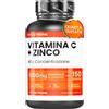 Vitastrong. Vitamina C 1000mg Zinco Vitastrong Vegan 1 Compressa/Giorno (Scorta 5 Mesi)