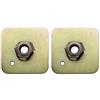 sabelt sbccmi0016 Cáncamo Piastra posteriore, 65 mm x 65 mm x 3 mm