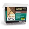 Deck Plus Viti per legno, viti esterne marroni, 1-5/8 x #10, 2,3 kg