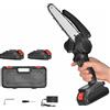 Mini Motosega Batteria 48V 6 Pollici 2x Batterie Litio Potatura Legna Valigetta
