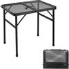 Does not apply Tavolo Pieghevole Salvaspazio 60X40X56 Cm, Tavolo Da Picnic Con Maniglia Di Tras