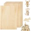 ASelected Set di 15 fogli di compensato A4 in legno naturale, 300 × 210