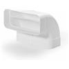 Foster 🧩 Foster 9700535 Connettore Angolo 90° Rettangolare Bianco per Cappe Verticale