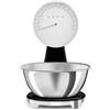 Smeg ⚖️ SMEG KSF01BLWW Bilancia Cucina Digitale Analogica con Nera Ciotola Inox 1,8 L