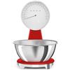 Smeg KSF01RDWW Bilancia Cucina Digitale Analogica Rossa Ciotola Inox 1,8 L