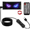NanJingJiaYiDeGongYingLianGuanLiYouXianG 70 x 170 mm luci per auto Devil Eyes Light for Cars, display a LED