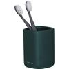 sealskin Mind Bicchiere Porta spazzolini, Ceramica, Verde Scuro, B x H x T: 75 x