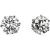 Nessuno Nuovissimi orecchini con diamanti Pt900 1,021 ct G SI2 G [ESCOLE] borchie spe...
