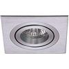 Wonderlamp Classic w-e000110 Pack di faretti quadrati con portalampada gu10, Grigio, 9 x 2.5 cm, 10 pezzi, alluminio