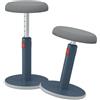 Leitz Ergo Cosy Sit Stand Stool Velvet Grey