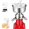 VEVOR Separatore di Latte Elettrico 40 W Centrifuga per Latte Elettrica 60 L/h Controllo a Pulsante, Separatore Panna 10500 giri/min Acciaio Inox 304 Centrifuga Panna con Serbatoio da 4,5 L da Cucina