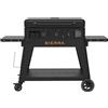PIT BOSS Piastra a Gas Sierra Onyx Edition, Rimovibile dal Carrello