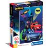 Clementoni Supercolor Batwheels Puzzle 60 pz Fumetti
