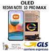 Xiaomi DISPLAY TOUCHSCREEN OLED XIAOMI REDMI NOTE 10 Pro Max PARI ORIGINALE GLS