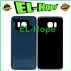PER SAMSUNG COPRI BATTERIA PER SAMSUNG GALAXY S7 EDGE SM-G935 VETRO SCOCCA POSTERIORE NERO