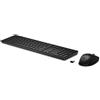 HP Tastiera e Mouse HP 4R013AA Nero Inglese Qwerty US