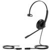 Yealink YHS34 Lite Mono Auricolare Cablato A Padiglione Ufficio Nero