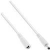 InLine Cavo prolunga - spina DC 4.0x1.7mm - bianco - 2m