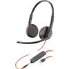 MediaMondo POLY Cuffie stereo Blackwire C3225 con connettore USB-C