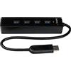 StarTech.com Hub portatile USB 3.0 SuperSpeed a 4 porte - Perno e concentratore