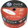 HP DME00070WIP DVD-R 4.7GB/120Min/16x Bulk Pack (50 Disc)