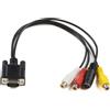 MicroConnect VGA to S-video 3x RCA 0,3m.