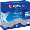 Verbatim 43748 disco vergine Blu-Ray BD-R 50 GB 5 pz (Verbatim BD-R Dual Layer 5