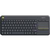 Logitech K400 Plus Tv tastiera RF Wireless QWERTY Inglese Nero