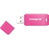 Integral 32GB USB2.0 DRIVE NEON PINK unit flash USB USB tipo A 2.0 Rosa (32GB U
