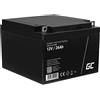 Green Cell Batteria Green Cell AGM VRLA 12V 26Ah senza manutenzione per tosaerba, scooter,