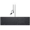 DELL KB525C tastiera Ufficio USB QWERTY Nordic Nero