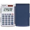 Sharp EL-243S calcolatrice Tasca Calcolatrice di base Argento